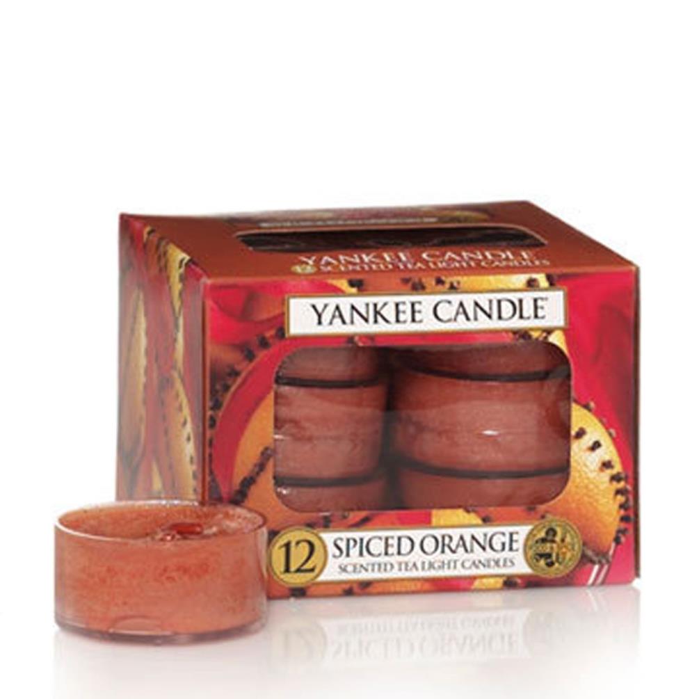 Yankee Candle Spiced Orange Tea Lights (Pack of 12) £6.29